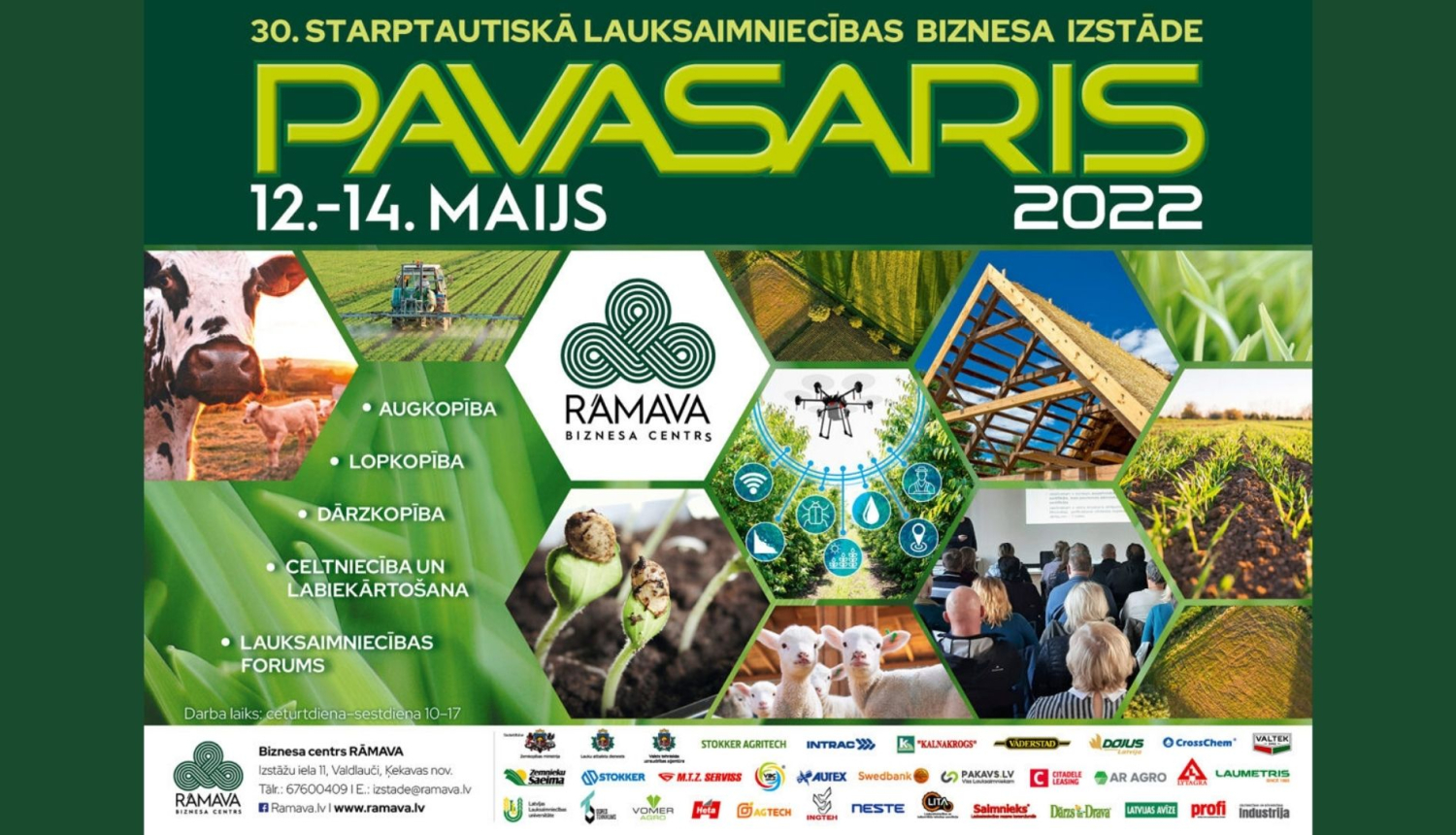 Biznesa izstāde "Pavasaris 2022” Rāmavā