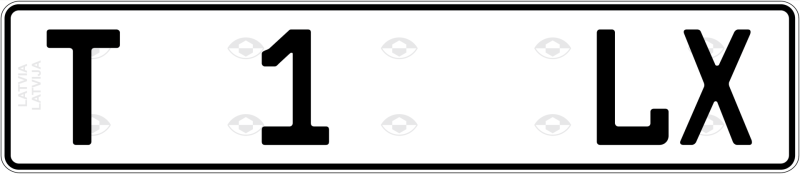 B tipa izvēles numura zīme traktortehnikai