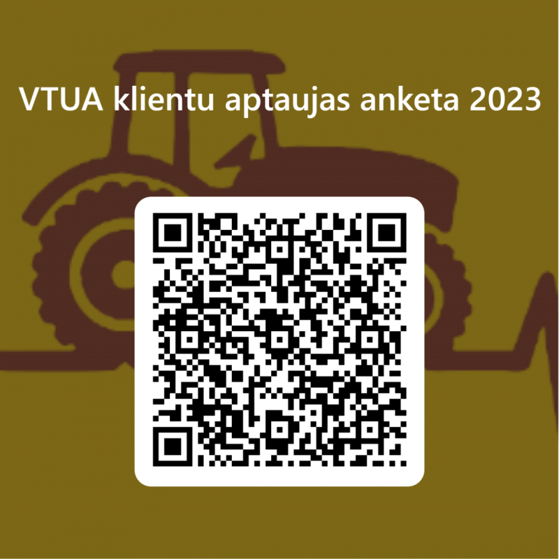 Pieslēgšanās Qrcode VTUA aptaujai 2023