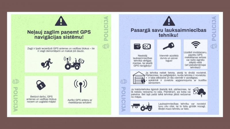 Daži vizuāli padomi īpašumu un mantu drošībai