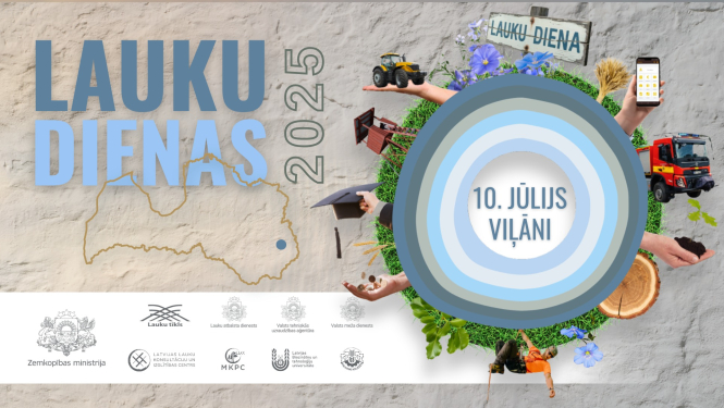 Raibs, informatīvs vizuālis pasākumam "Lauku diena" Viļānos