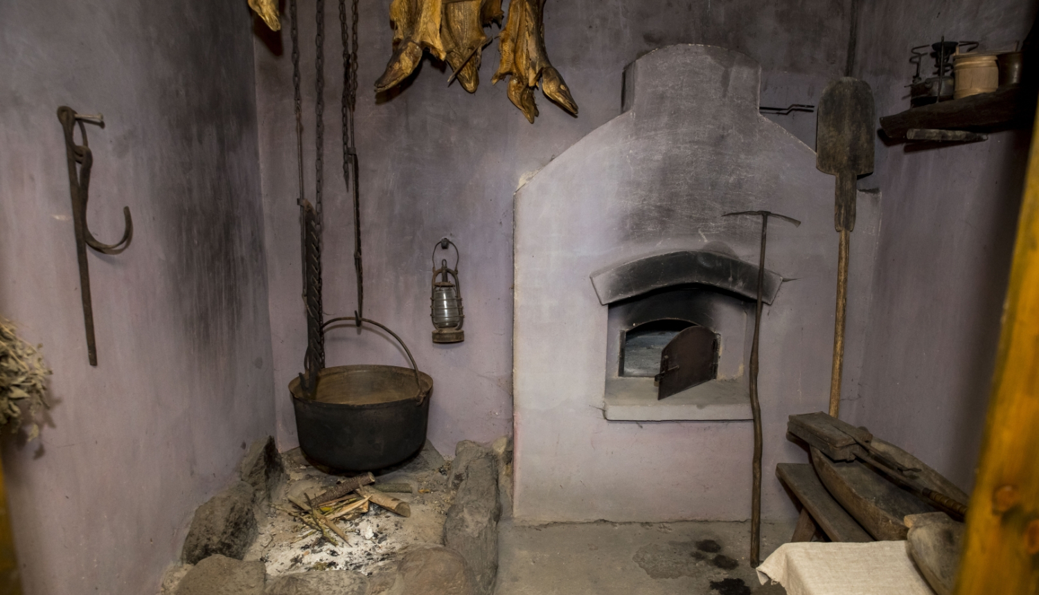 Muzeja "Pikšas" manteļskurstenis